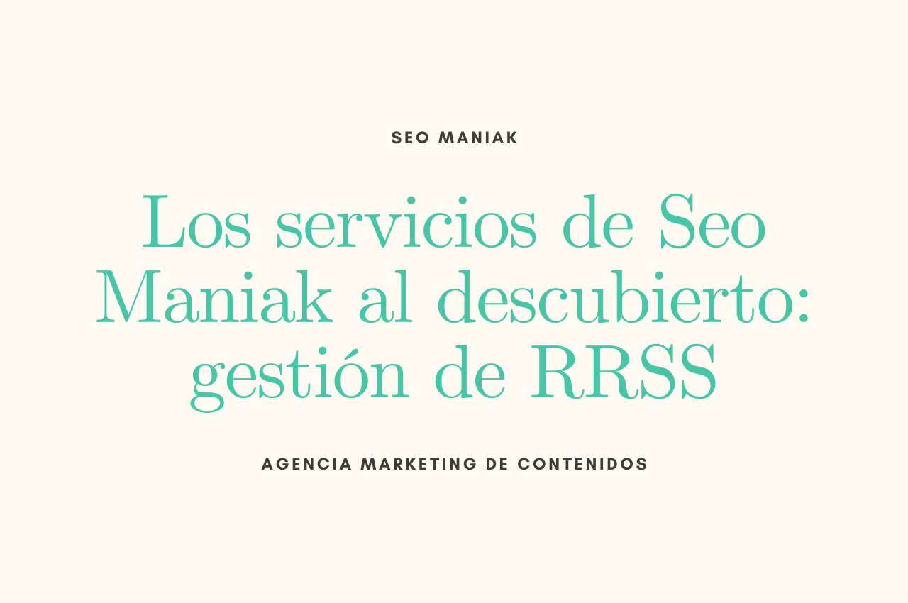 Los servicios de seomaniak