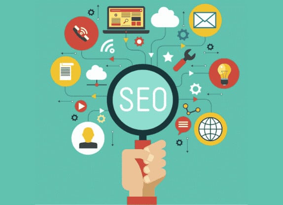 Image représentant l’optimisation du positionnement SEO sur les moteurs de recherche avec une interface web