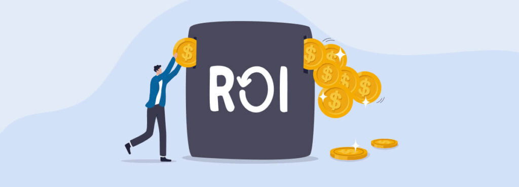 Graphiques illustrant l’impact du SEO sur le trafic et le retour sur investissement d’un site web