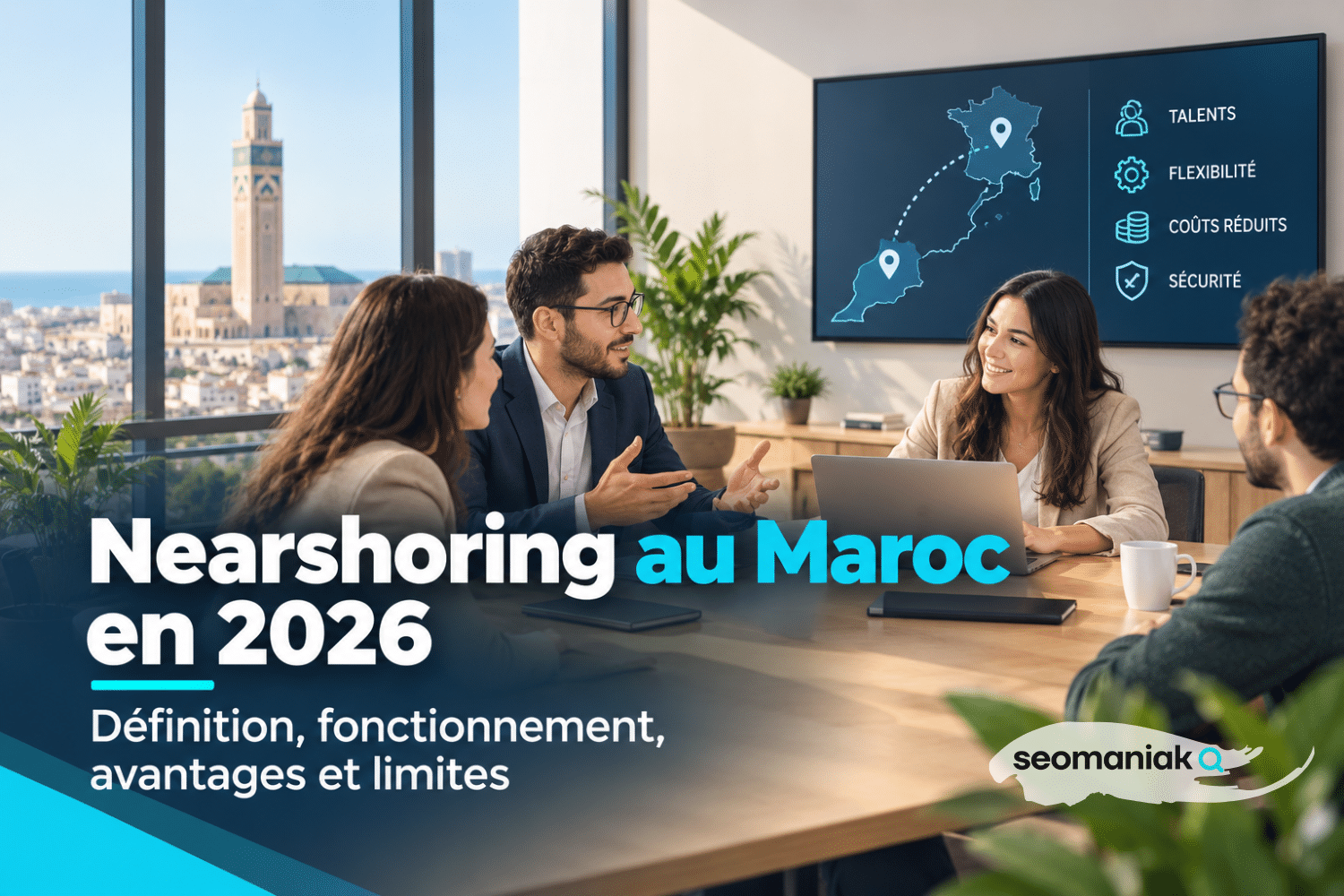 Nearshoring au Maroc en 2026 : définition, fonctionnement, avantages et limites